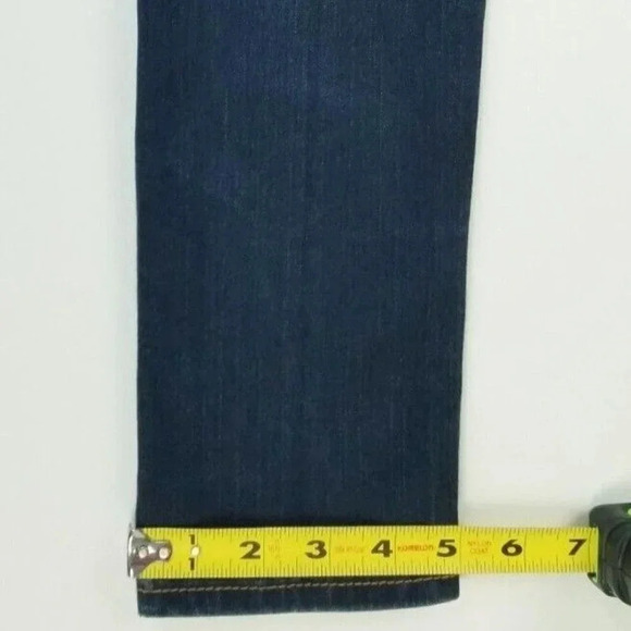 Rock By Rock Revival size 27X31 Carla Legging Embroidered Logo Blue Denim Jeans - Picture 10 of 12